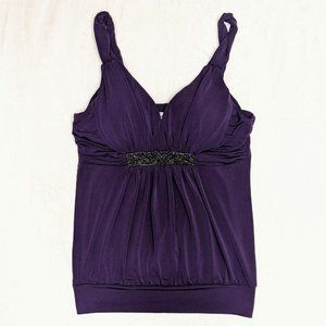 Speechless Beaded Sweetheart Top L